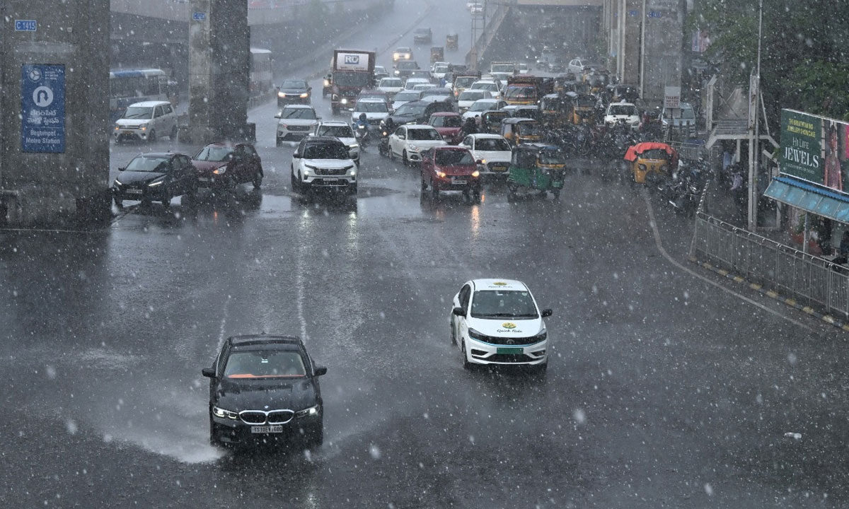 Telangana Weather Update: Gusty Winds and Scattered Rainfall Expected Across State Over Next Week