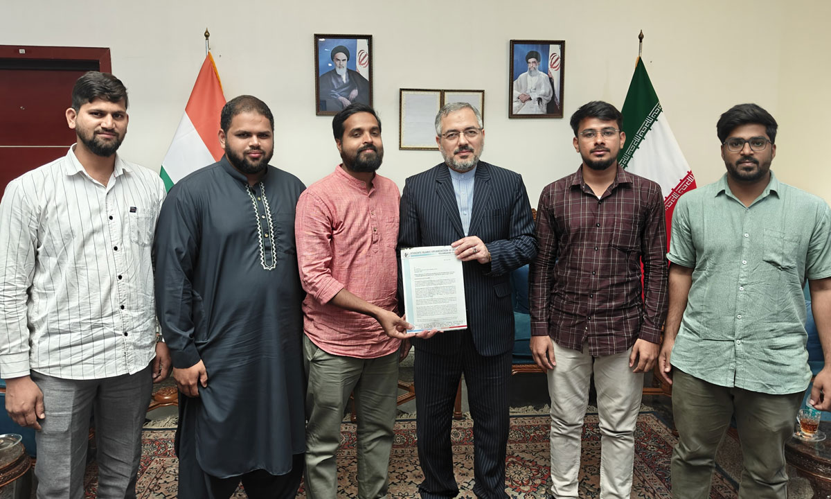SIO Delegation Meets Iranian Envoy, Condemns Israeli Attacks, Urges Safety for Indian Students Amid Conflict