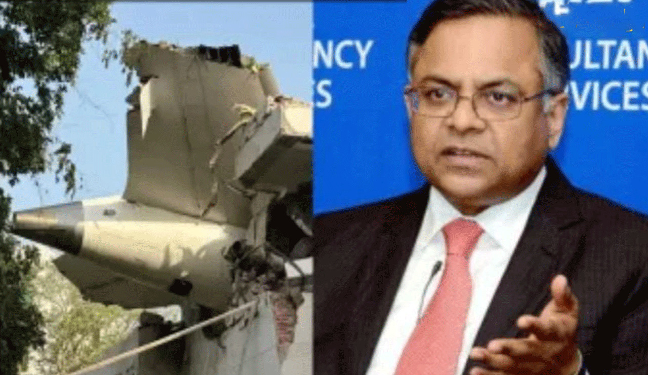 Ahmedabad Plane Crash: Tata Group Chairman Chandrasekaran Expresses Deep Regret