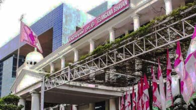 Tension in Hyderabad: Police Heighten Security at Telangana Bhavan After Attack on Mahaa News TV Channel Office