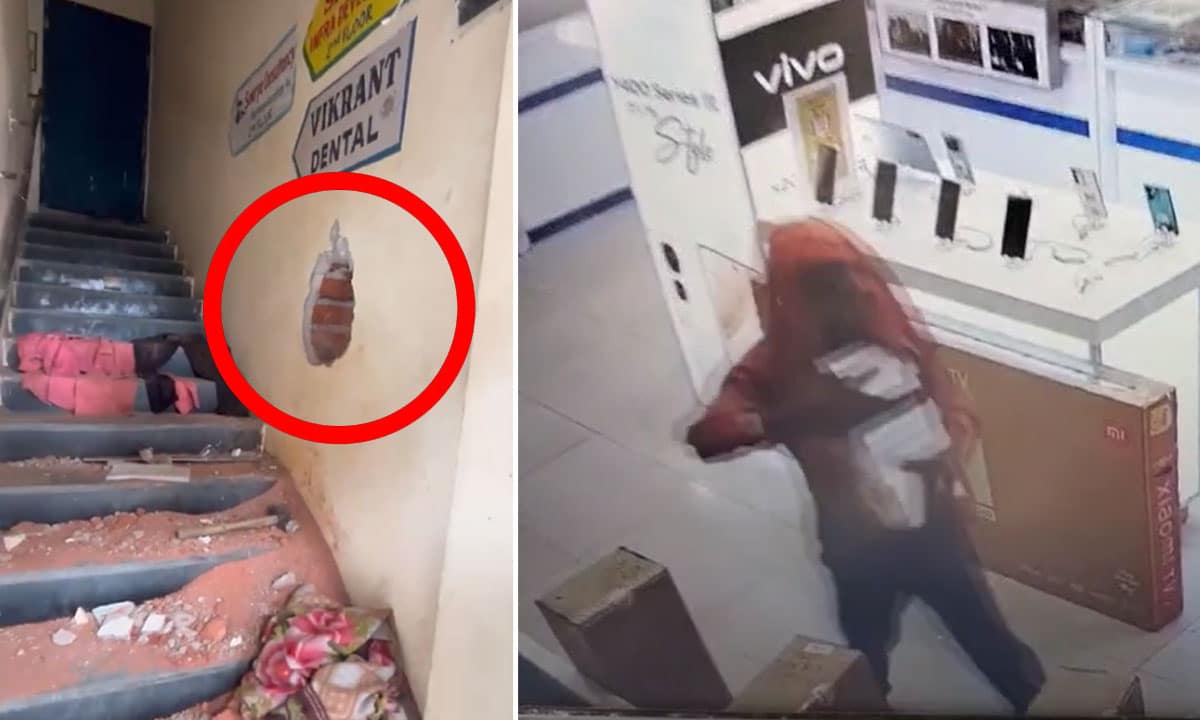 CCTV Captures Shocking Theft at Big C: Thief Steals ₹5 Lakh Worth of Mobiles from Dilsukhnagar Showroom