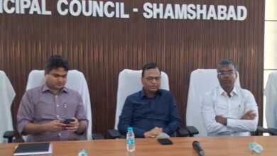 Telangana Chief Secretary Ramakrishna Rao Reviews Shamshabad Municipality Office Progress