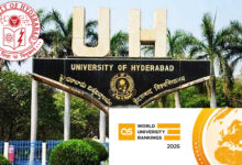 University of Hyderabad Shines in QS World Rankings 2026, Secures Spot Among Global Top Institutions