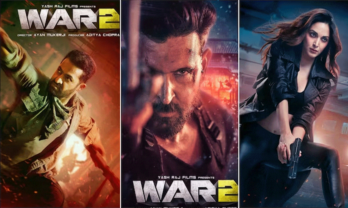 War 2: Hrithik Roshan, Jr NTR & Kiara Advani Gear Up for Battle in Explosive First Look Posters