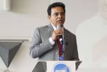 K.T. Rama Rao Returns to Hyderabad After Successful UK Investment Tour