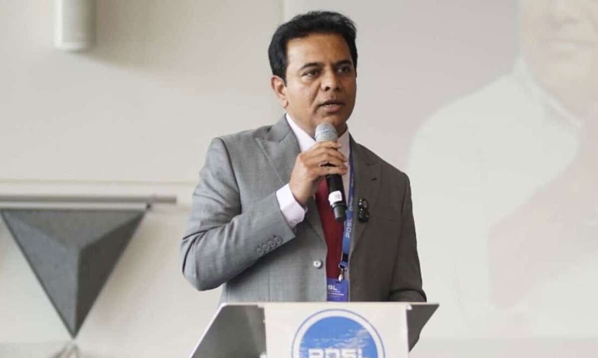 K.T. Rama Rao Returns to Hyderabad After Successful UK Investment Tour