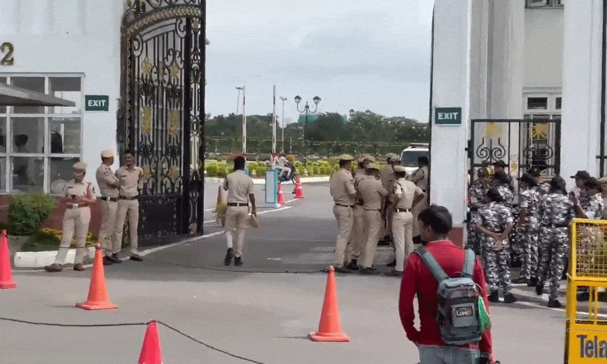 Tight Security Deployed at Telangana Secretariat Ahead of Unemployed Youth Protest