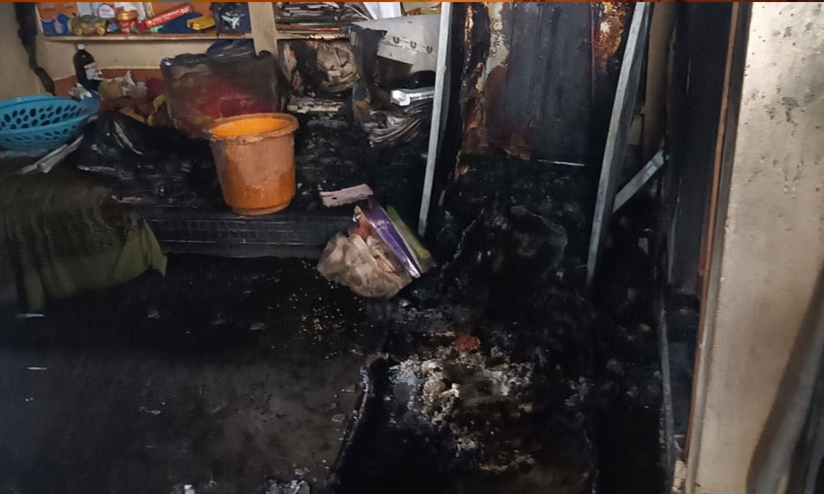 Hyderabad: Refrigerator Explosion Triggers Fire, Destroys Entire Household Furniture