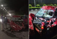 Hyderabad: Deadly Car Crash on Outer Ring Road Claims 3 Lives, Injures 1