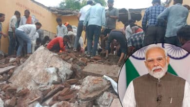 PM Modi Express Grief on School roof collapses in Rajasthan,6 school children killed, 29 injured