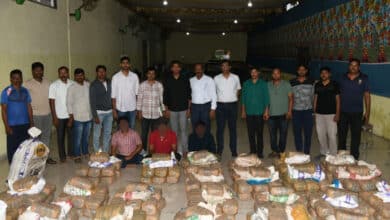 Telangana’s EAGLE Team Seizes 935 Kg of Ganja Worth ₹5 Crore: Three Arrested