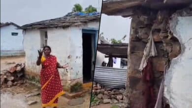 Heavy Rains Lash Vikramabad: House Wall Collapses, Laknapur Project Submerged