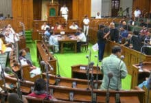 Bihar Assembly Chaos Continues, CM Jokes About Black Clothes Protest