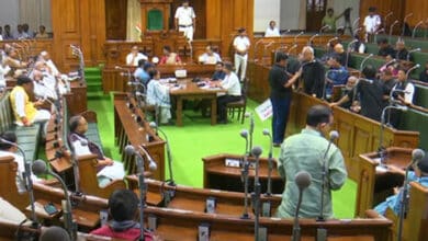 Bihar Assembly Chaos Continues, CM Jokes About Black Clothes Protest