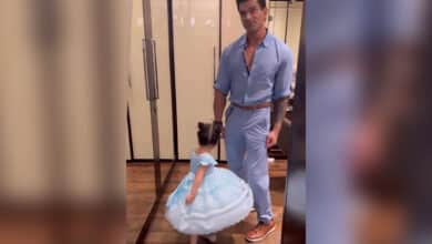 Bipasha shows what it's like to be a ‘girl dad’ with ‘Mr. Macho’ Karan Singh Grover