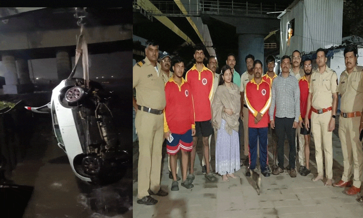 Woman drives car into Mumbai creek while following google maps, rescued by marine force