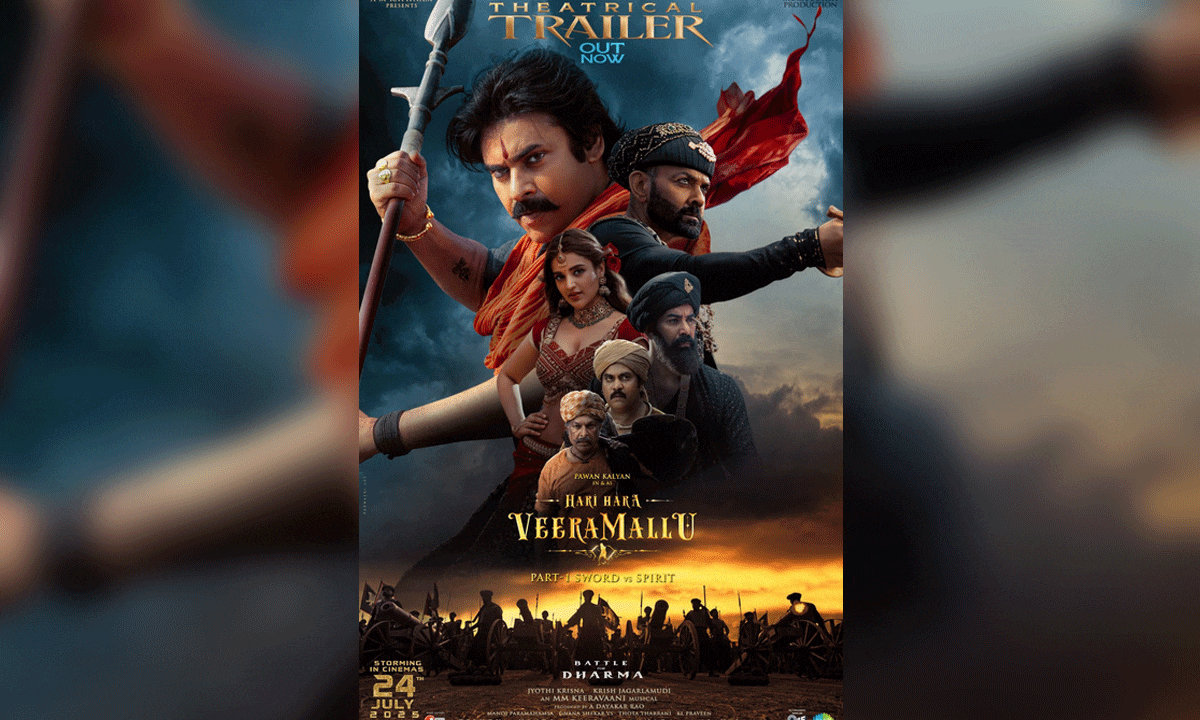 Power-packed trailer of Pawan Kalyan's Hari Hara Veera Mallu released