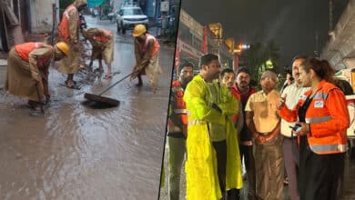 Heavy Showers Hit Hyderabad: GHMC Monitors Hussain Sagar Levels