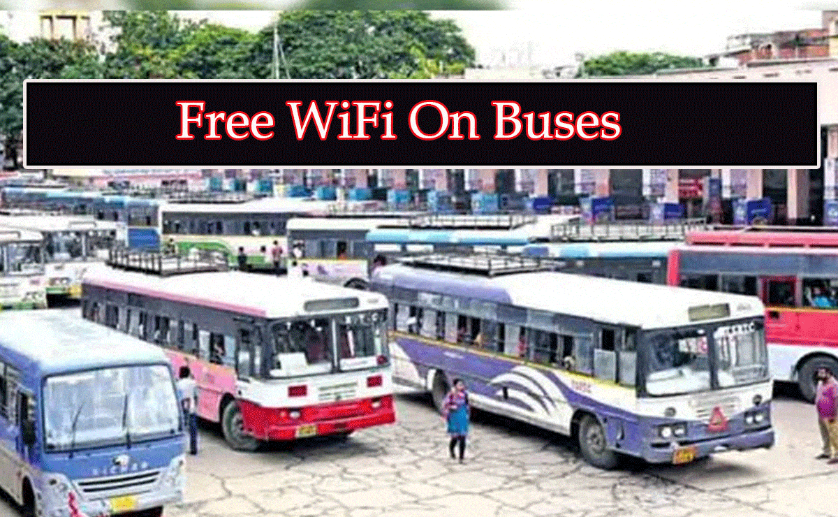 RTC to Offer Free WiFi on Buses and Bus Stops Across Telangana