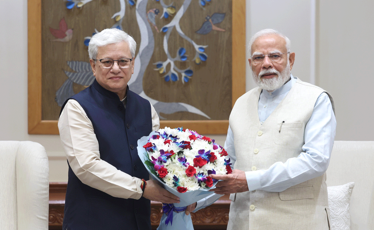 Telangana Governor Jishnu Dev Varma Meets PM Modi to Discuss State Development