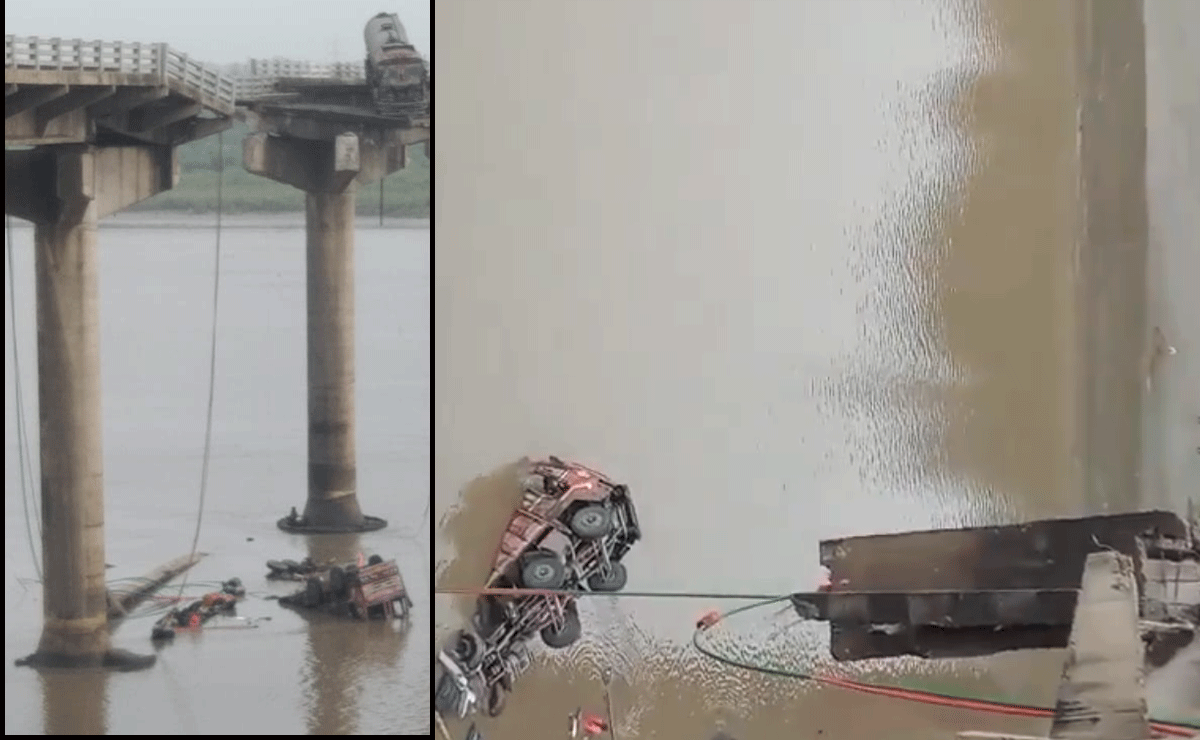 Disaster in Gujarat: Multiple Vehicles Fall into River After Bridge Collapse