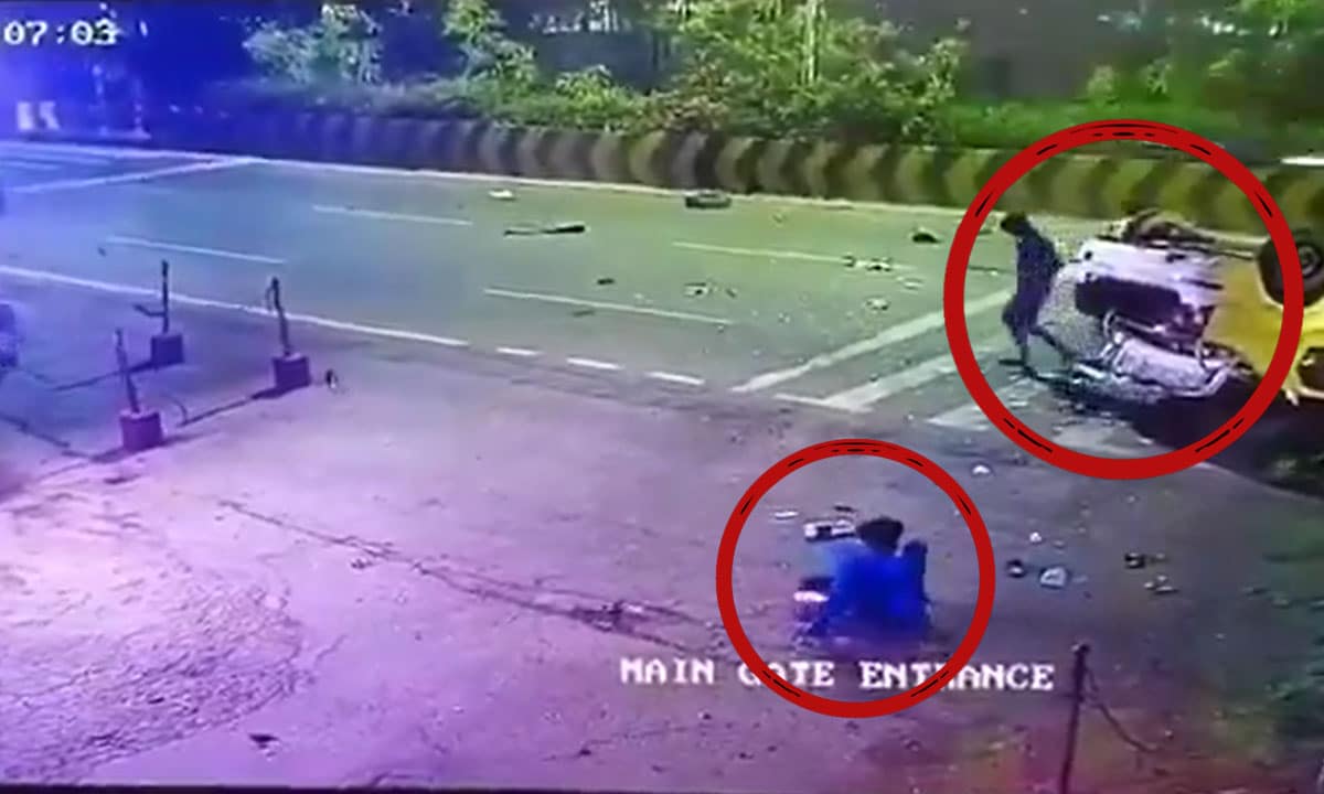 Hyderabad: Speeding Car Rams Electric Pole in Balanagar, Kills 19-Year-Old