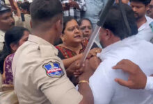 Congress-BRS Clash at Bonalu Cheque Distribution in Alwal Disrupts Ceremony