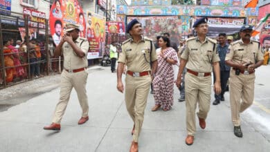 Massive Police Presence at Balkampet: CP CV Anand Reviews Kalyanotsavam Security