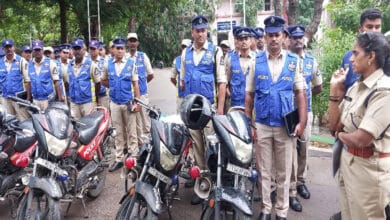 DCP Central Zone Conducts Inspection of Patrol Mobiles and Blue Colts in Hyderabad