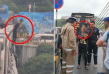 Youth Attempts to Jump from Durgam Cheruvu; DRF Officer’s Swift Action Averts Tragedy