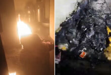 Fire Breaks Out in Sai Colony, Ranga Reddy District Due to Gas Leak