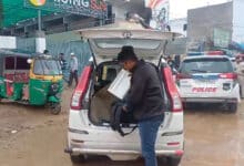Inter-State Ganja Smuggling Busted at Bandlaguda, 3 Arrested, 25 Kg Ganja, Vehicle and Other Items Seized