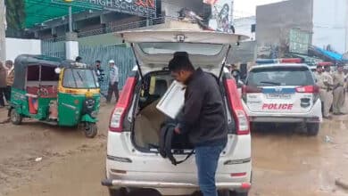 Inter-State Ganja Smuggling Busted at Bandlaguda, 3 Arrested, 25 Kg Ganja, Vehicle and Other Items Seized