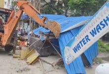 Sheds of Small Traders Removed in Kukatpally as GHMC Cracks Down on Footpath Encroachments