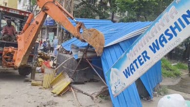 Sheds of Small Traders Removed in Kukatpally as GHMC Cracks Down on Footpath Encroachments