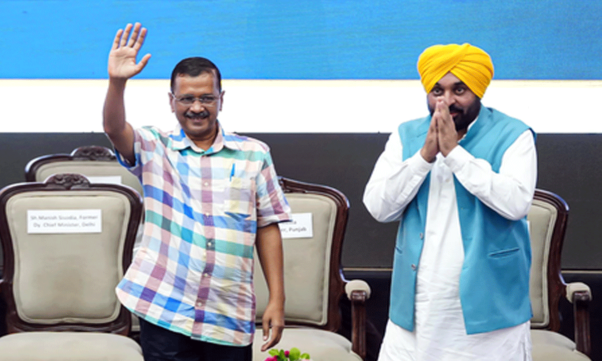 Kejriwal, Bhagwant Mann to visit Gujarat on July 23 for farmers' mega rally