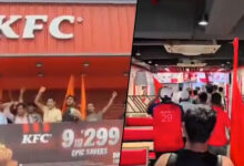 "No Meat in Shravan!" – Hindu Raksha Dal Targets KFC in Ghaziabad
