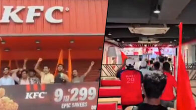 "No Meat in Shravan!" – Hindu Raksha Dal Targets KFC in Ghaziabad