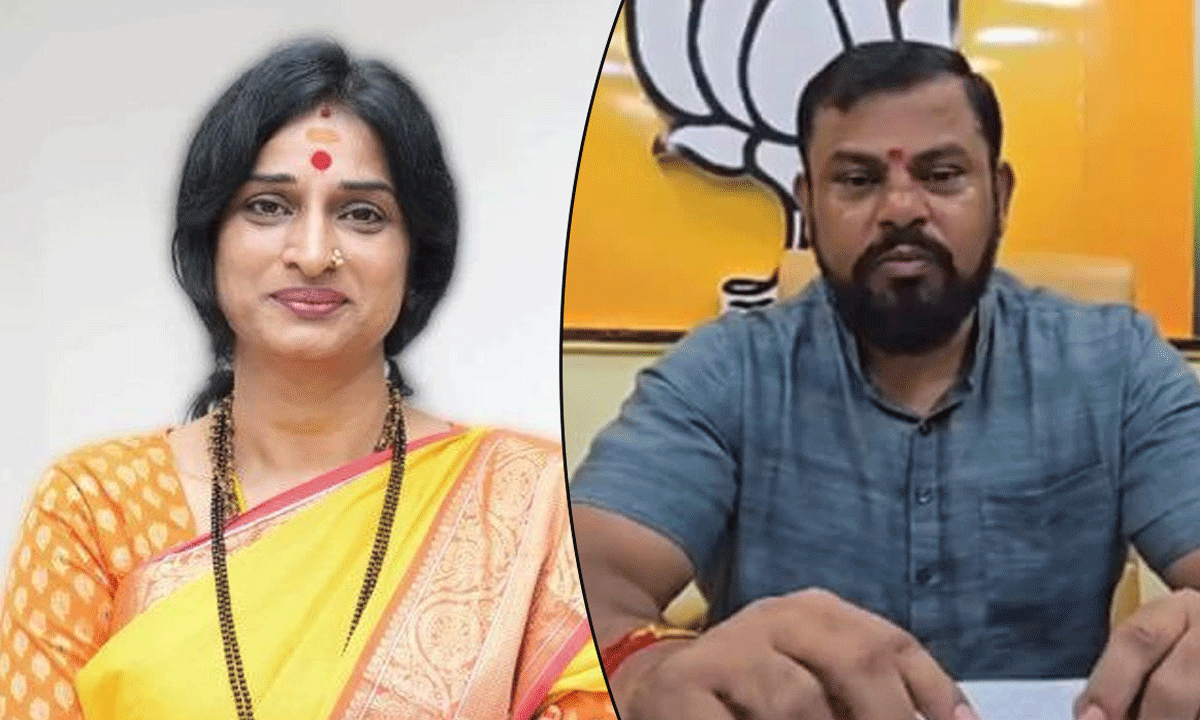 BJP Warns madhavi Latha: If you cross the line, you will face the same fate as Raja Singh!
