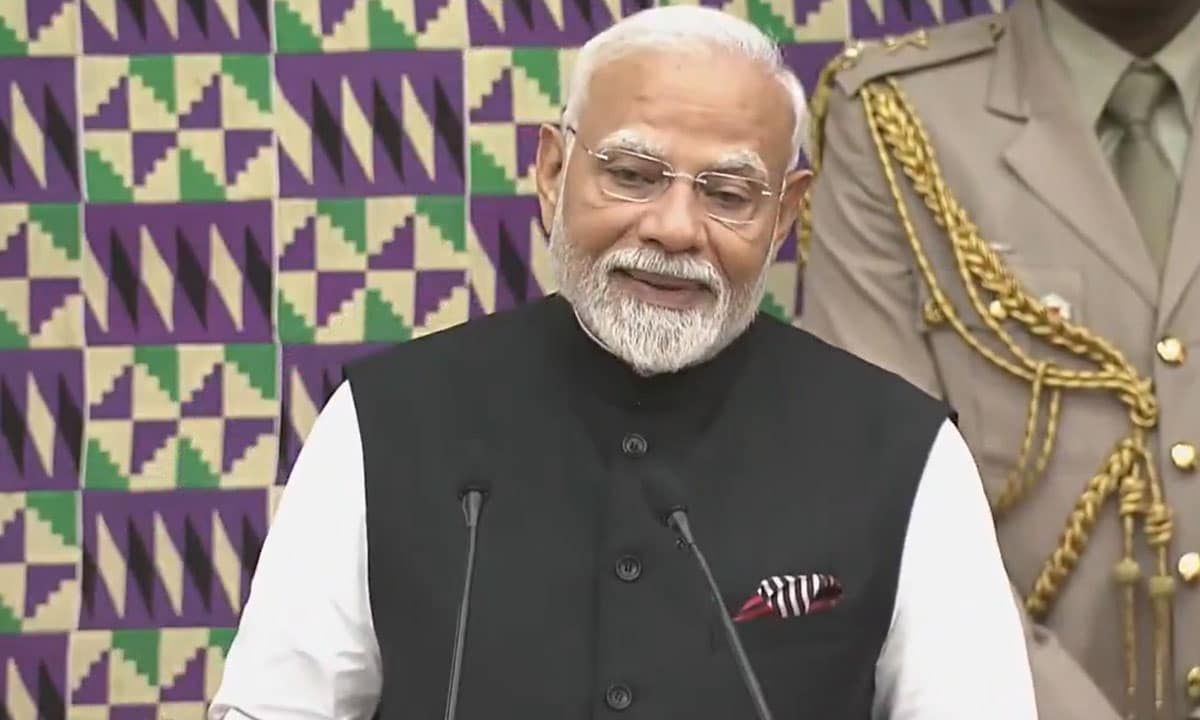 India Has 2,500 Political Parties," says PM Modi — Ghana Parliament Bursts into Laughter