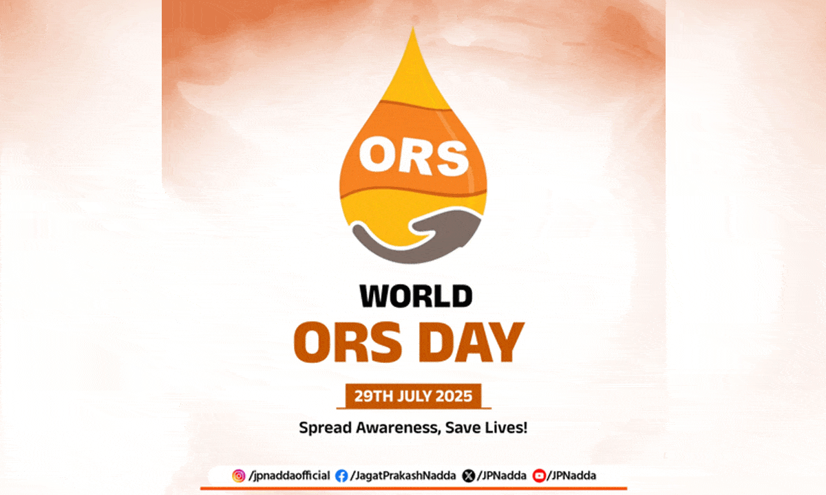 ORS affordable, effective healthcare solution for dehydration & diarrhoea: Nadda