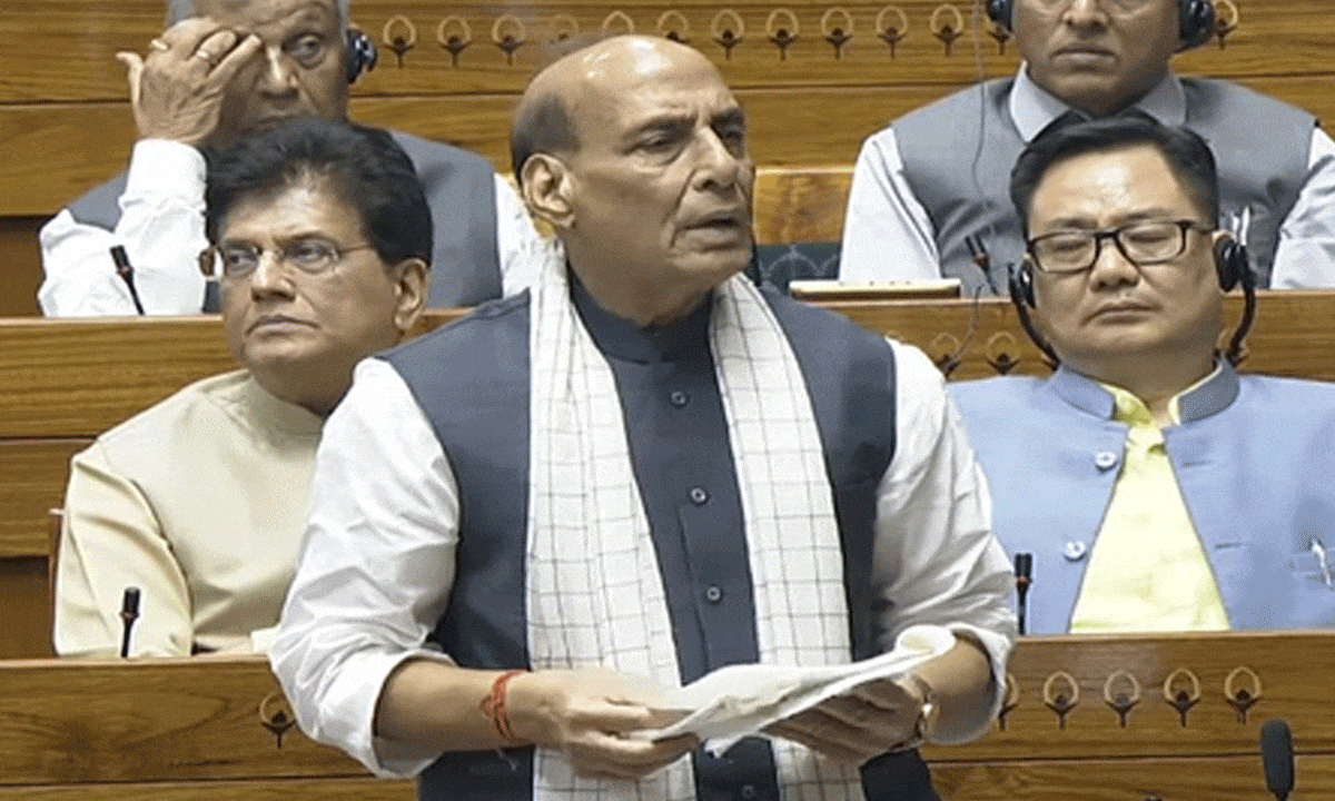 In Operation Sindoor, our forces destroyed high-value terror targets, ensuring no harm to civilians: Rajnath Singh