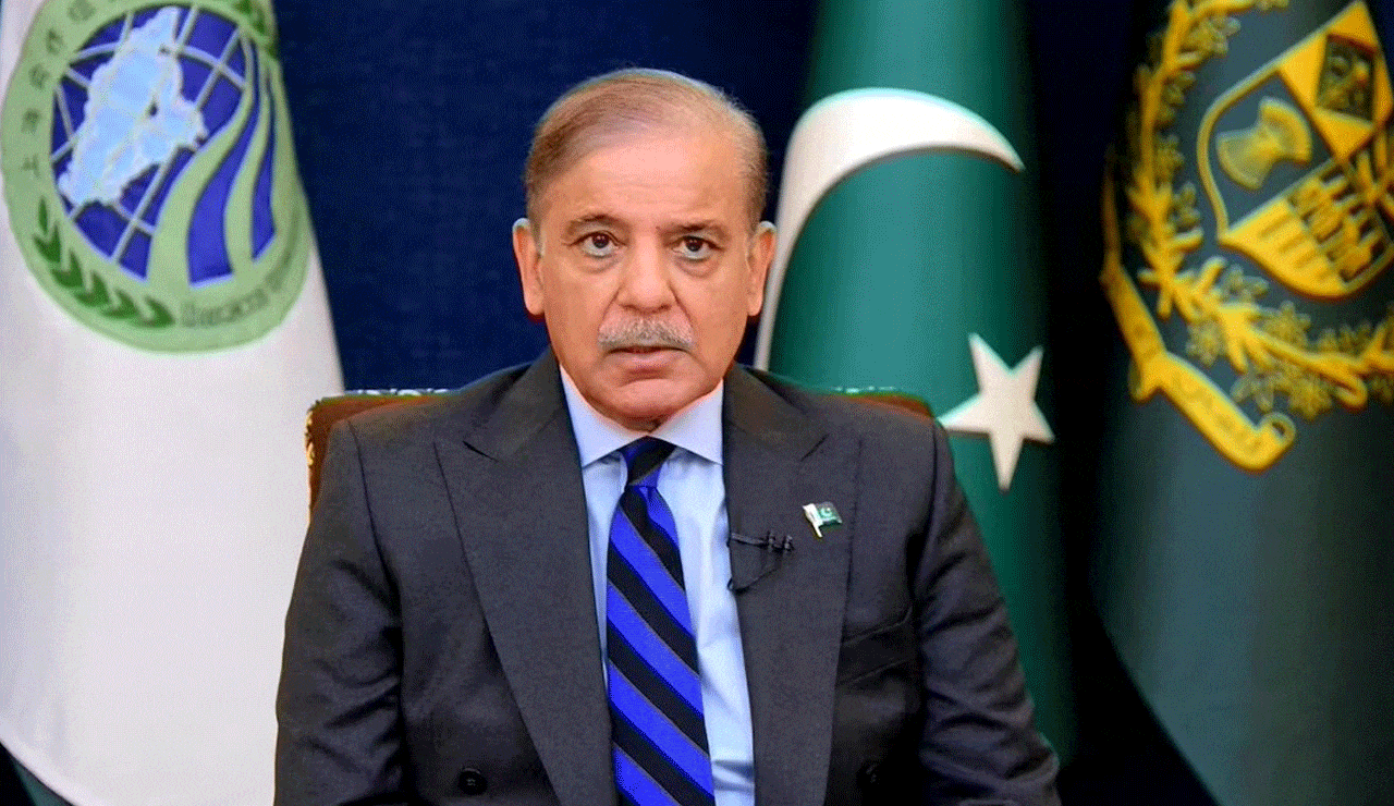 Shehbaz Sharif Blames India at ECO Meeting for Kashmir Issues, Pahalgam Attack, and Water Problems