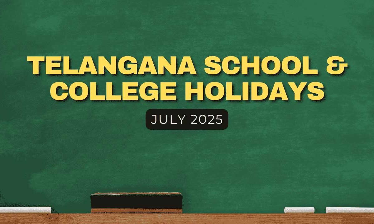 Students across Telangana will observe a holiday for the regional festival of Bonalu in July 2025.