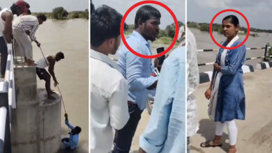 Wife Pushes Husband into Krishna River During Selfie, Incident Shocks All