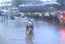 Waterlogging in parts of Mumbai after heavy rains; traffic affected
