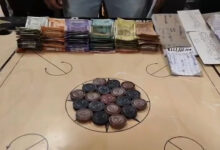 Illegal Carrom Gambling Club Busted in Asifnagar, 42 Held by Task Force