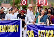 Kharge, Priyanka, other opposition leaders protest against SIR