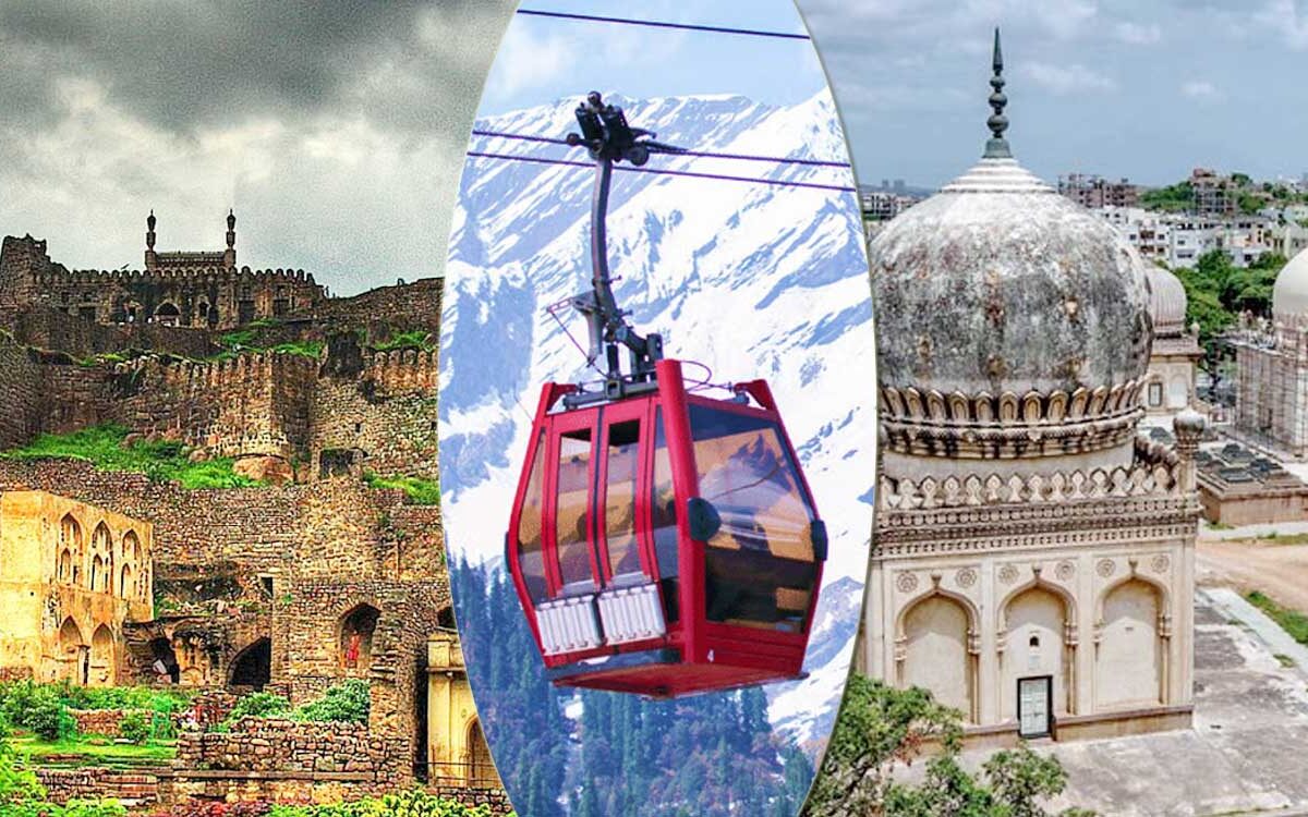 Hyderabad Proposes First-Ever Ropeway to Link Golconda Fort and Qutb Shahi Tombs