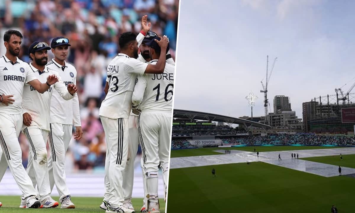 5th Test: Rain Brings Early End to Riveting Day Four, Sets Stage for Thrilling Day Five